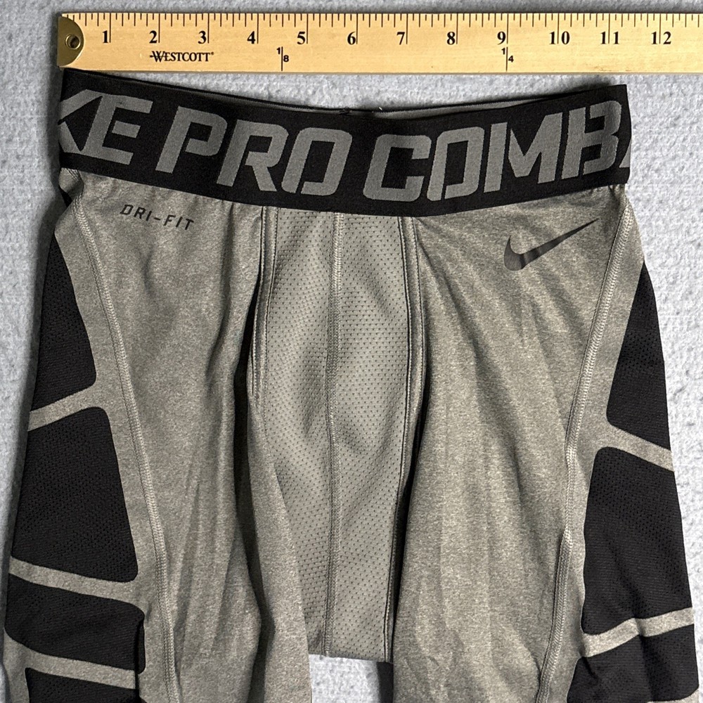 Nike Pro Combat Men’s Large Compression Shorts Gray/Black