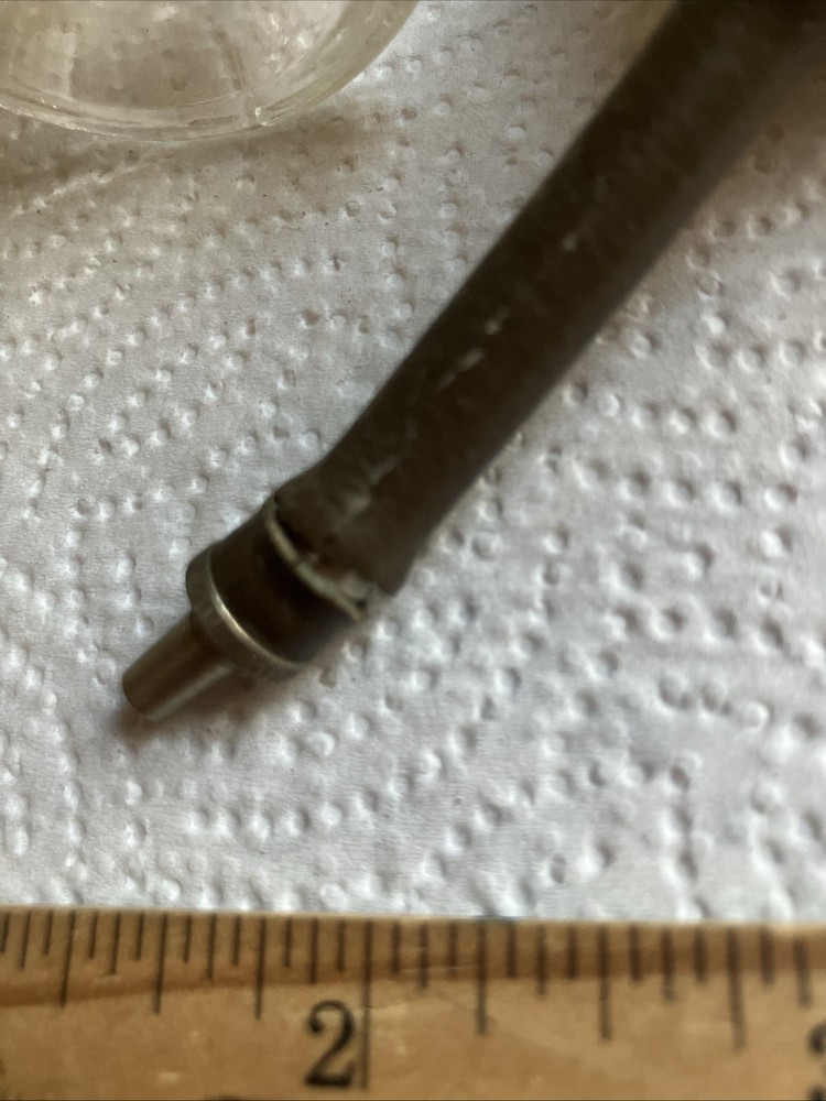 Vintage DeVilbiss Spray Glass Atomizer Powder Blower- Grey squeeze bulb