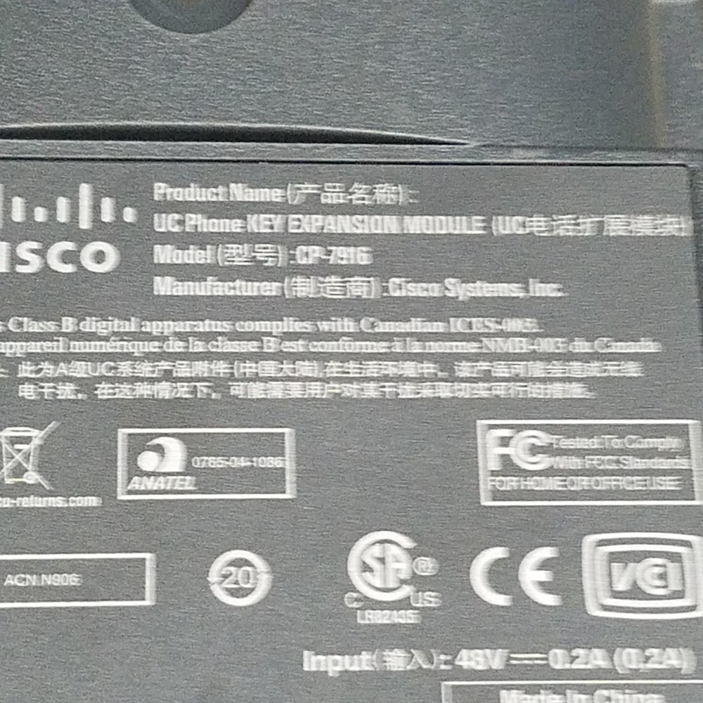 Cisco 7916 IP Phone Expansion Module - USED