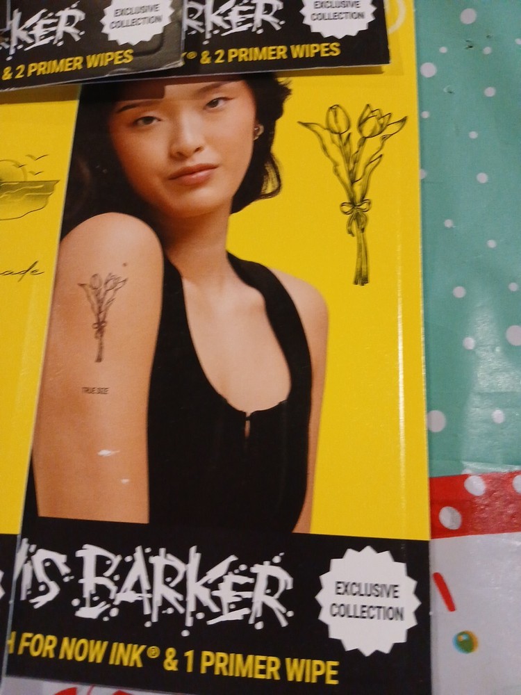 4 Ink Box Temporary Tattoo Travis Barker Exclusive Collection Choice