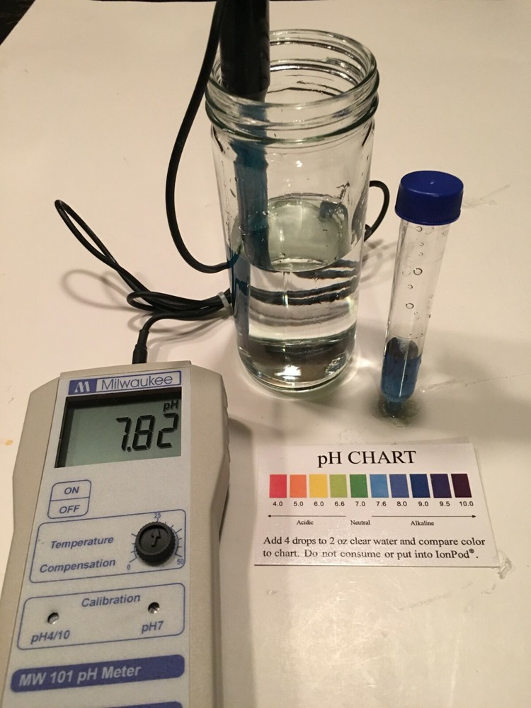 pH Test Drops pH Reagent Kit Alkaline Water Tester Drinking Water Test - 2pk