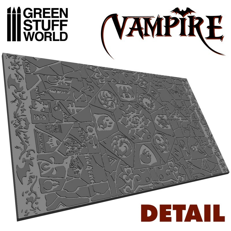 Rolling Pin - Vampire - Create your own Infinity, Warhammer 40K bases 40k
