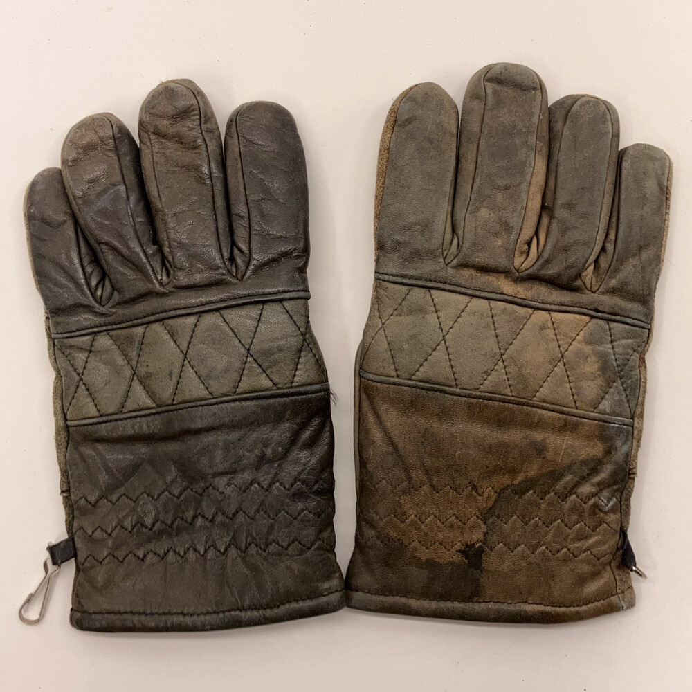 Vintage Illinois Glove Men Medium Discolored