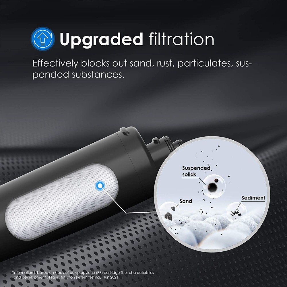 Waterdrop WD-10PP Under Sink Water Filter, Replacement for Waterdrop TSA & TSB