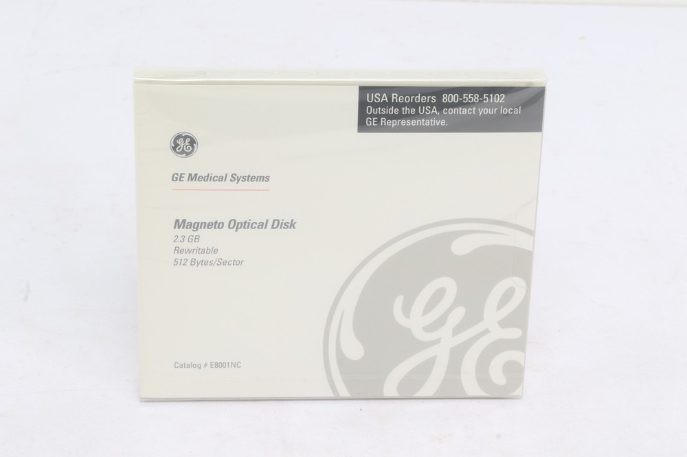 GE Magneto Optical Disk Rewritable  E8001NC