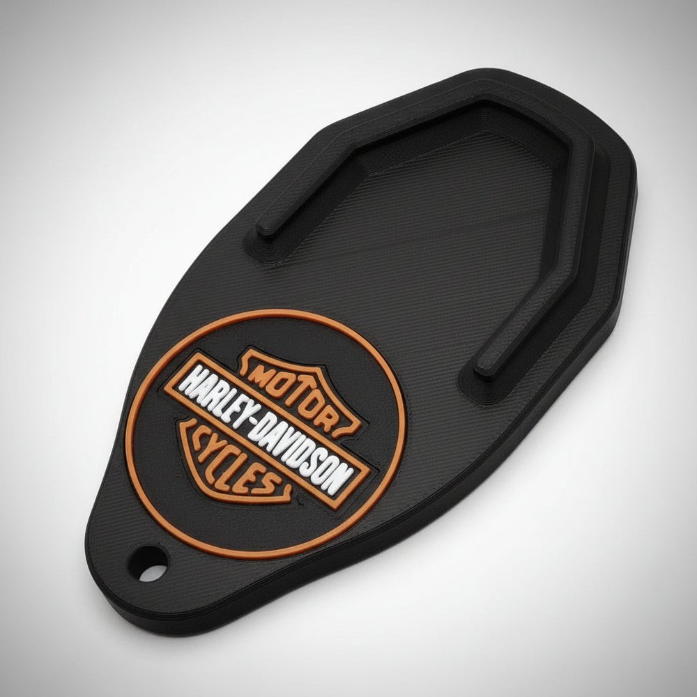 Harley Davidson Kickstand Plate 3D Printed Motorcycle Pad