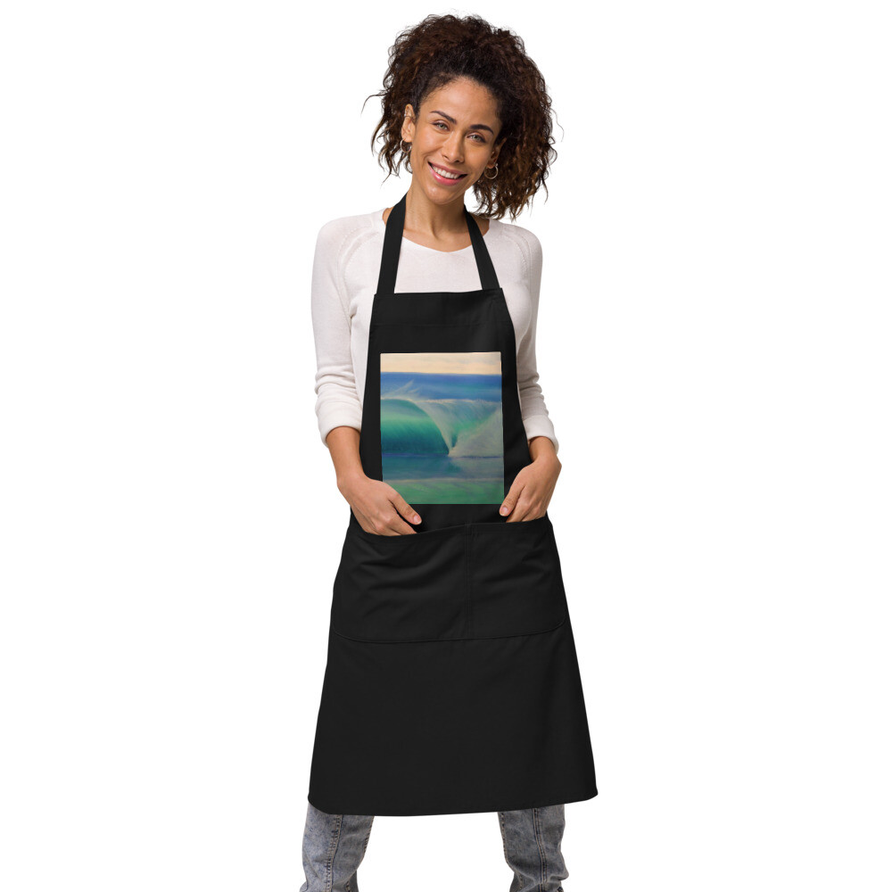 Organic cotton apron surf