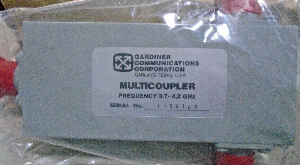 GARDINER Communications Multicoupler Multi Coupler Freq. 3.7-4.2 GHz