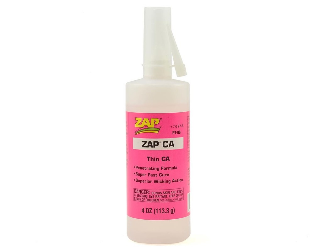 Pacer Technology Zap CA Glue (Thin) (4oz) [PAAPT06]