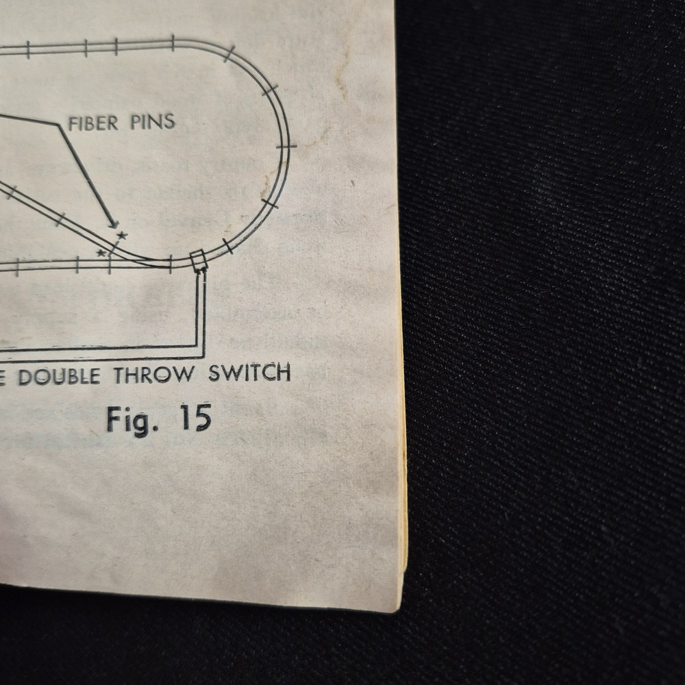 American Flyer Instructions For Assembling And Operating Trains Booklet 1952