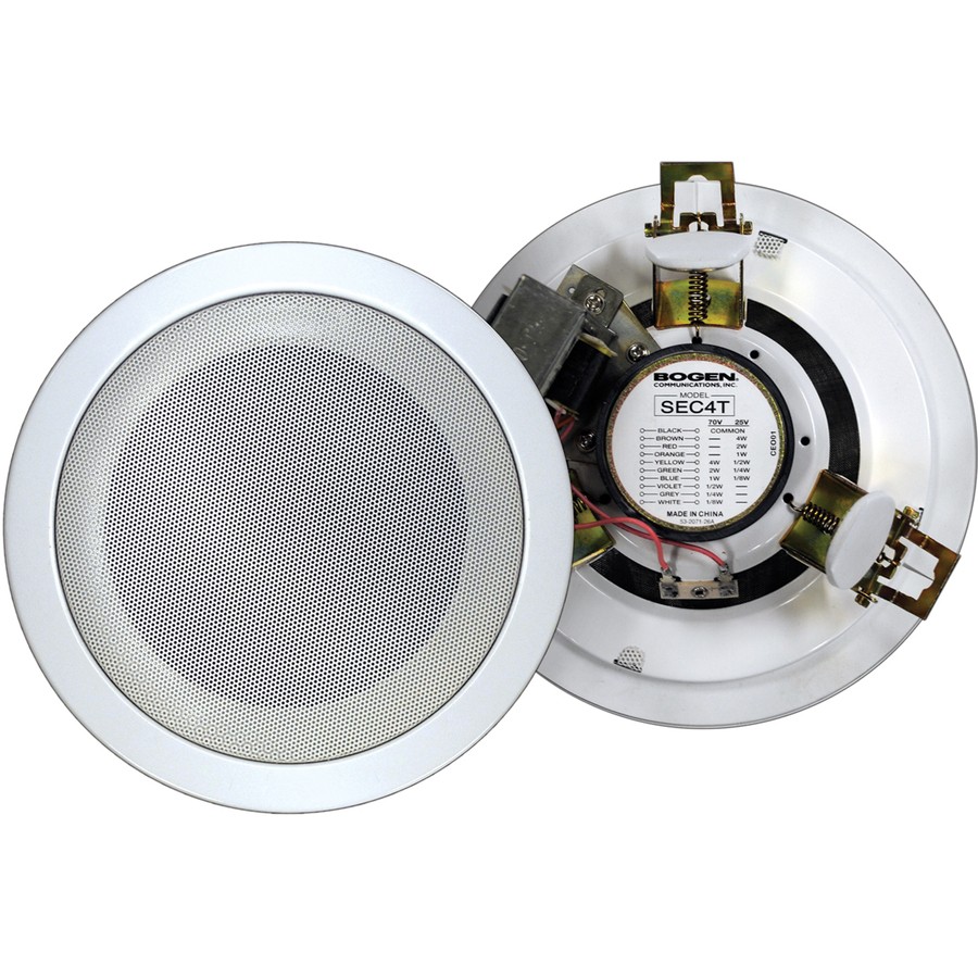 Bogen SEC4T In-ceiling Speaker 4 W RMS White