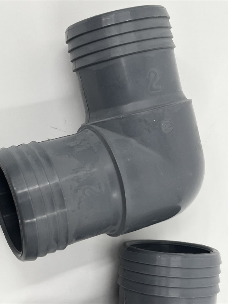 2 Pack Geneva 350720 2" Insert Elbow Pipe Fitting