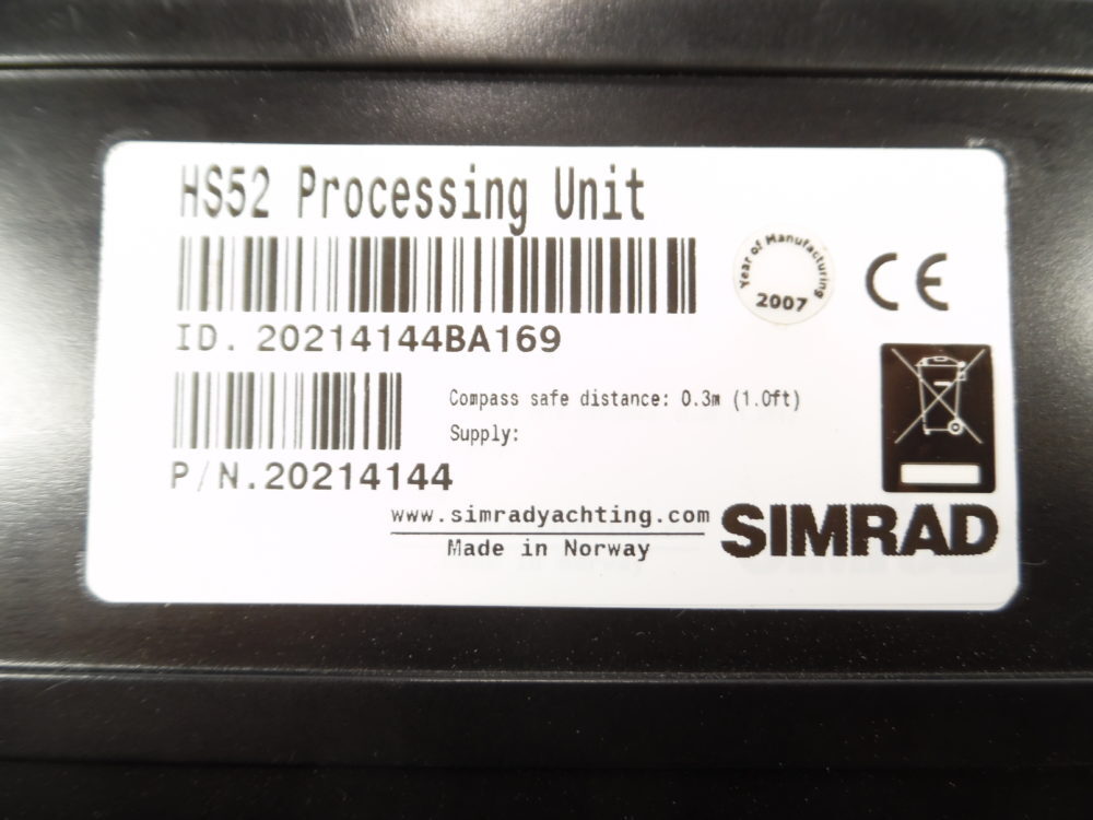 Simrad - HS52 Processing Unit - GPS Compass and DGPS Navigator - 20214144
