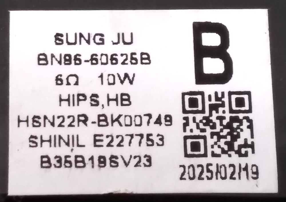 ⭐️⭐️⭐️⭐️⭐️ TV Speaker Set BN96-60625B