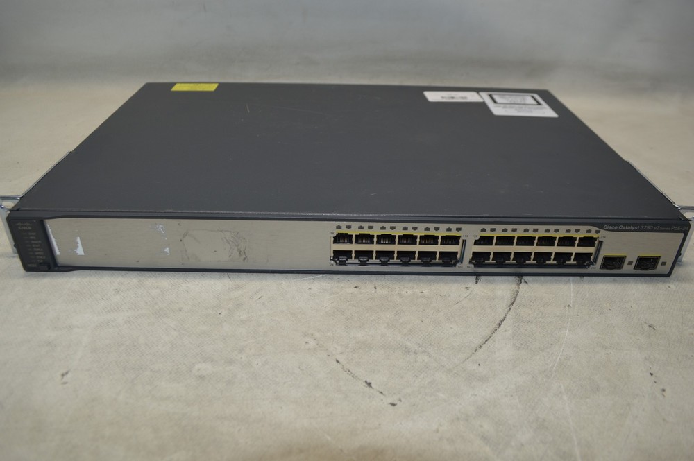 Cisco Systems ws-c3750v2-24ps-e v07 Network Switch