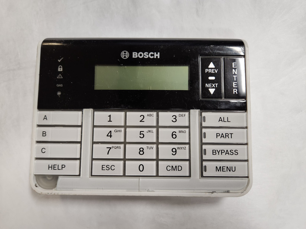Bosch B920 Security Keypad Soft Keys Text Display Alarm System