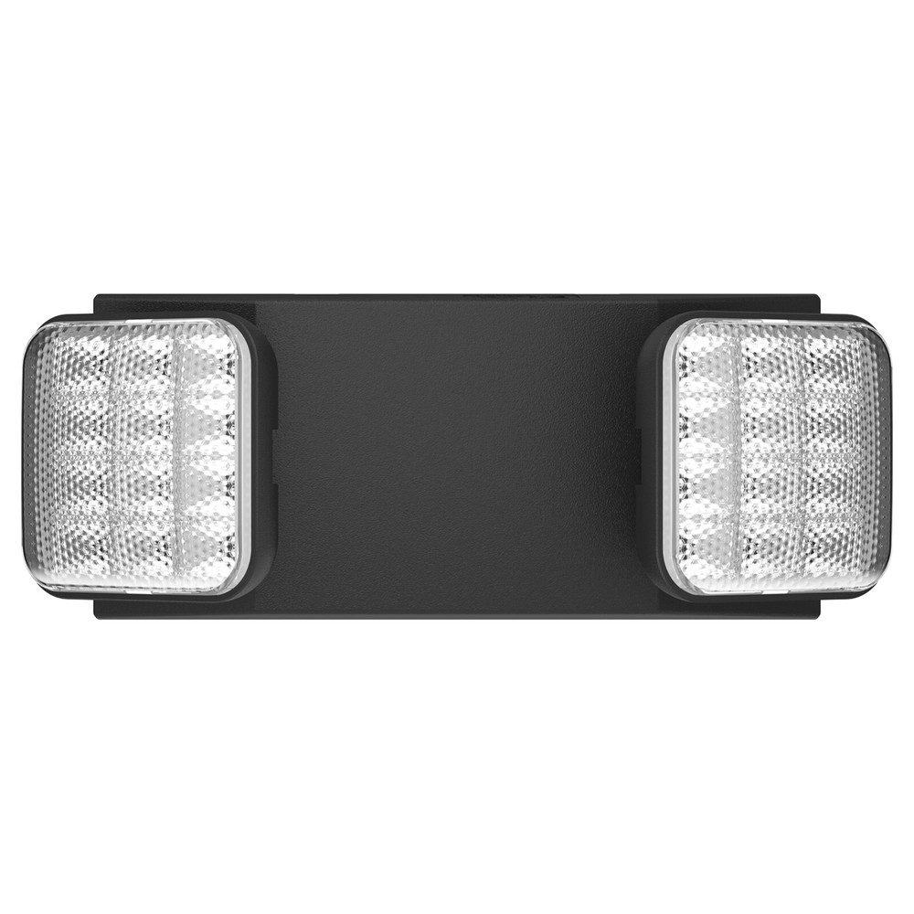 UL Listed 1 Pack Black Emergency Exit Lighting with Battery Backup For Home.