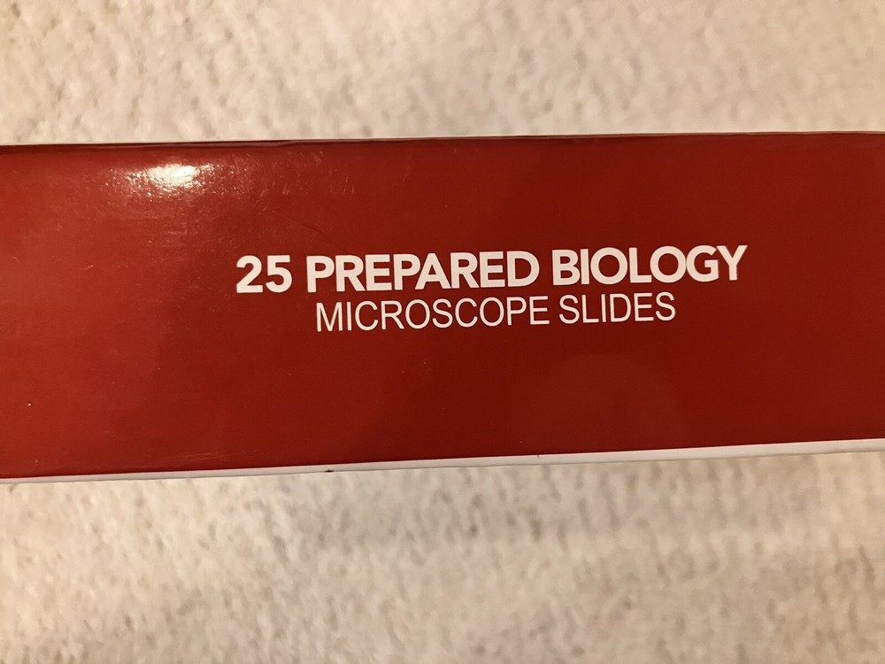 Prepared Biology AmScope Slides