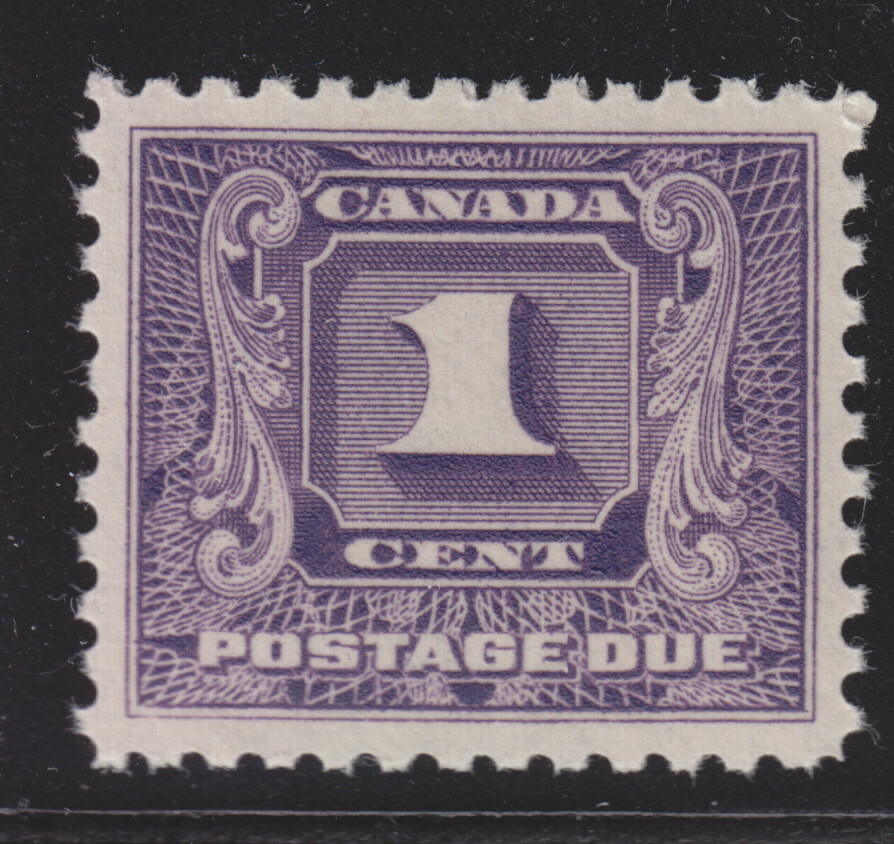 1¢ POSTAGE DUE #J6 VERY FINE MINT NEVER HINGED $22.50 CAT.