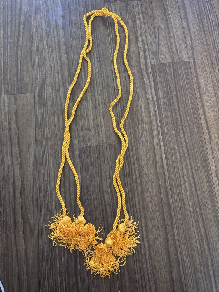 Graduation Double Honor Cord Gold