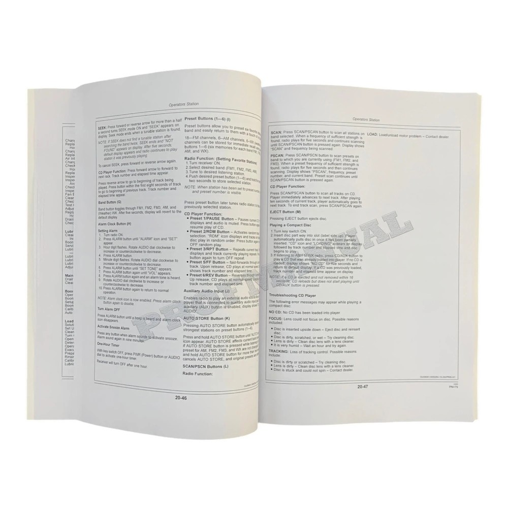JOHN DEERE 4940 SPRAYER OPERATORS MANUAL #7 +!BONUS!