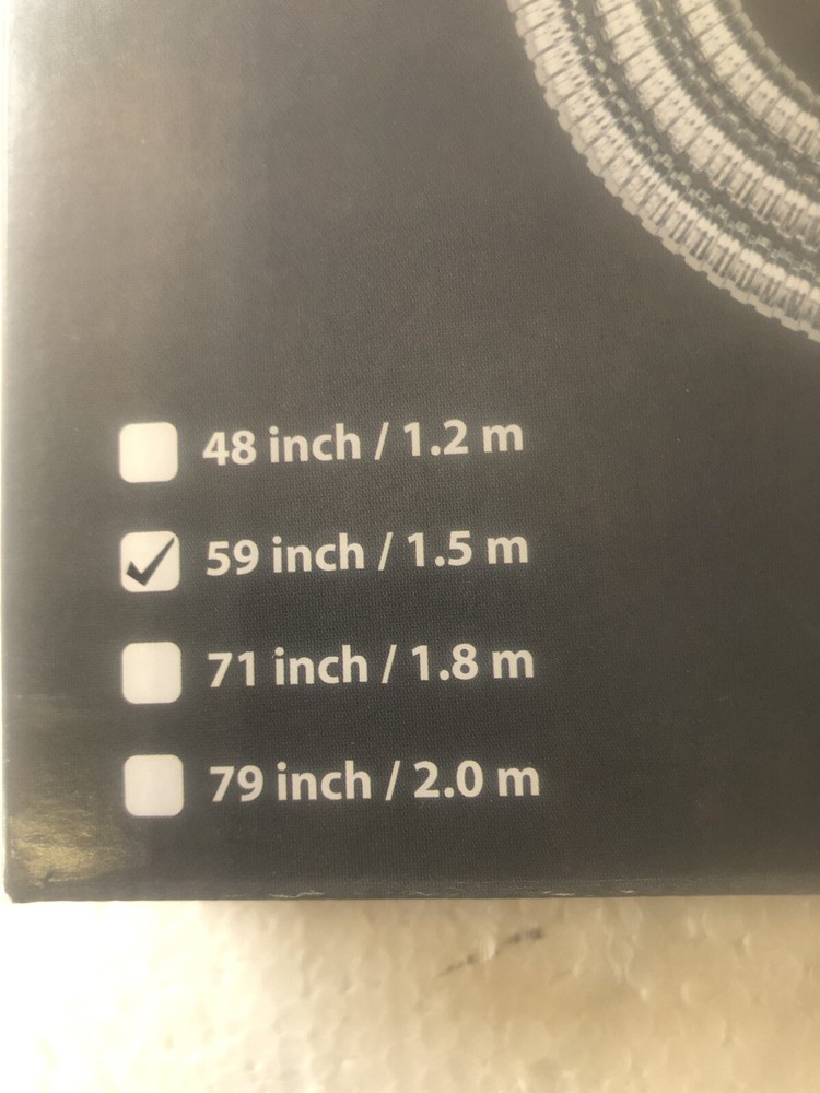 59 Inches Black Shower Hose PVC