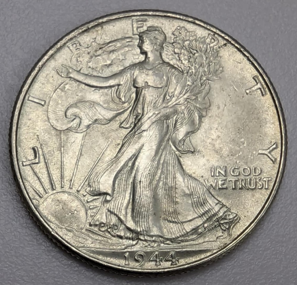 1944 Walking Liberty Half Dollar US Coin