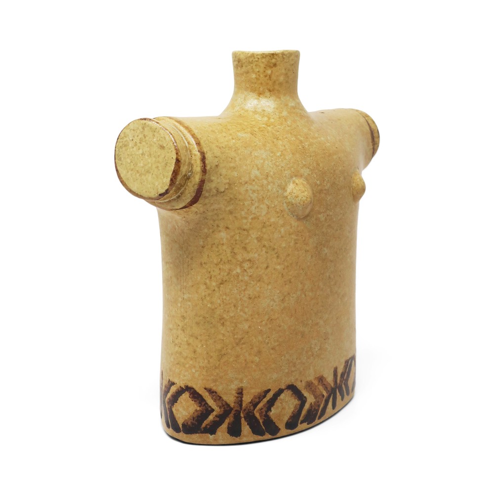Mid-Century Modern Female Torso Pottery Vase