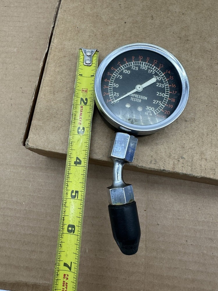 Vintage Compression Tester 300 LBS. Per Square In. Made in USA