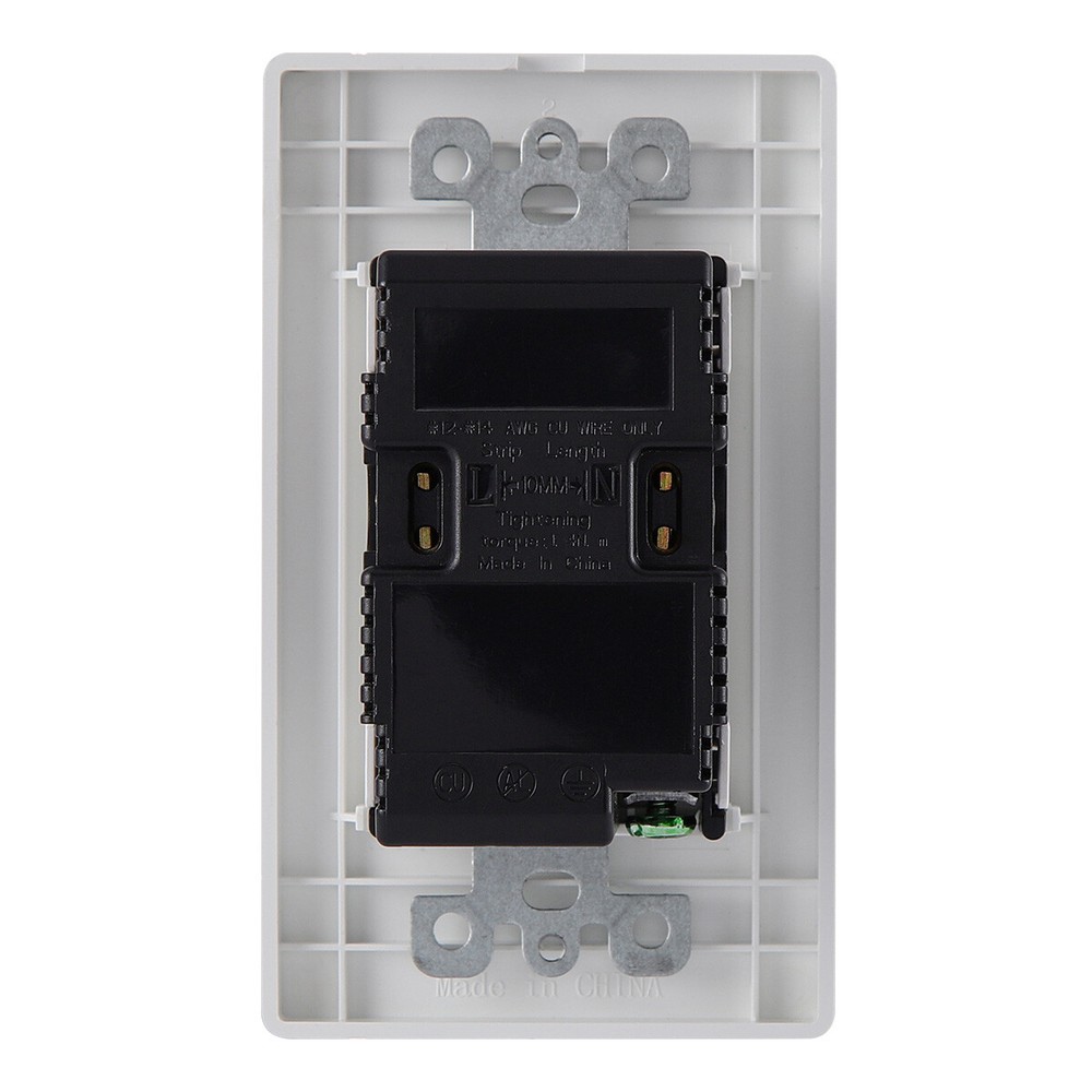4 X Electrical Outlet Panel Wall Socket AC Power Dual USB Port TYPE-C USB-A 15A