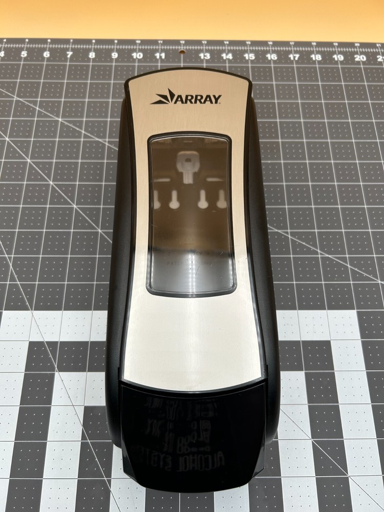 Array Manual Handwash Dispenser Metallic & Black