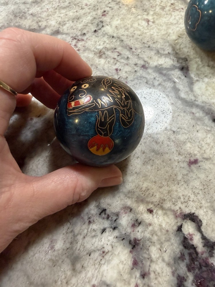 Vintage Chinese Baoding Chime Stress Meditation Balls
