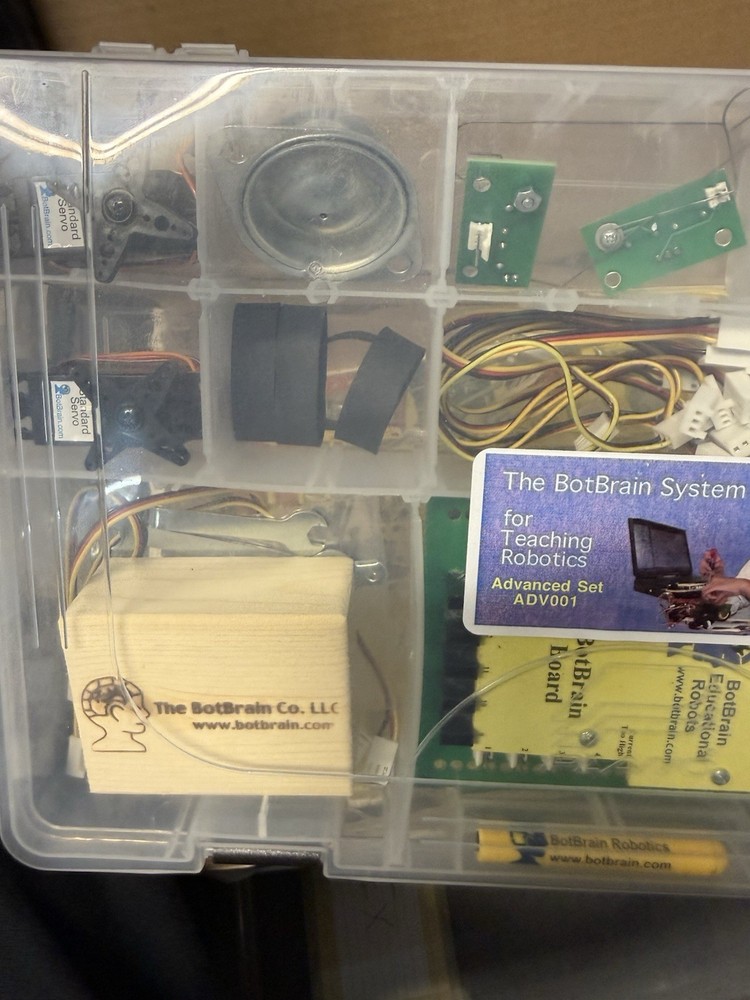 The BotBrain System for Teaching Robotics Evaluation Advanced Set ADV01 Lot Of 2
