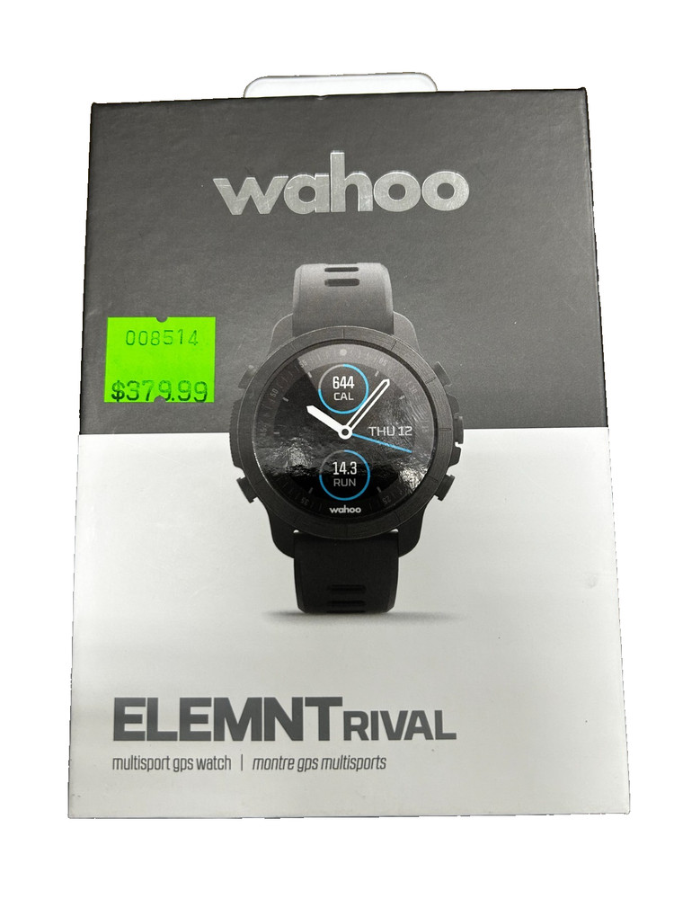 Wahoo ELEMNT RIVAL Multisport GPS Watch - Stealth Gray