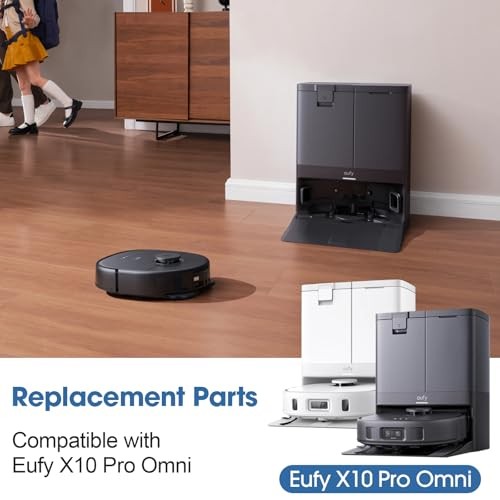 21-Pack Replacement Accessories Kit Compatible with Eufy Robot X10 Pro Omni