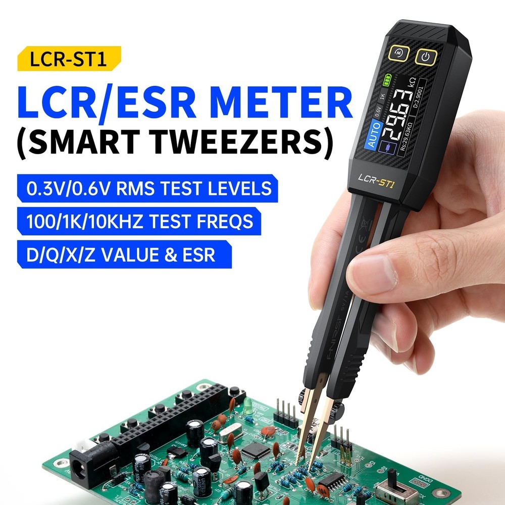 Mini Smart LCR Meter with Data Storage - Essential Tool for Electronic Testing