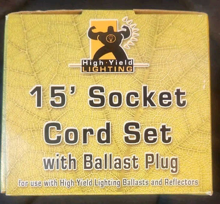15' E39 Mogul Socket/Cord Set With Ballast Plug