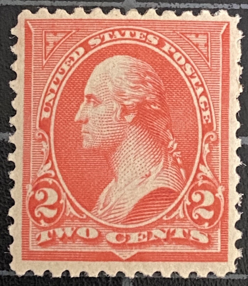 US Stamps - SC# 252 - MOGH - No WMK - Washington - SCV - $135.00