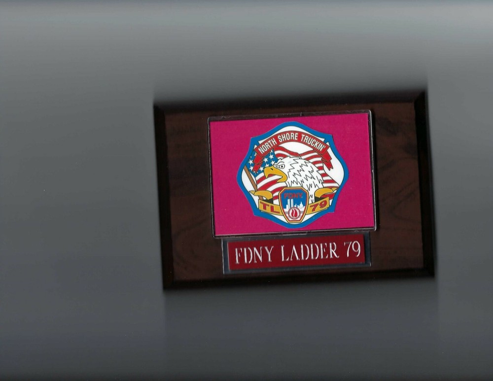 FDNY ENGINE 79 PLAQUE FIREFIGHTING