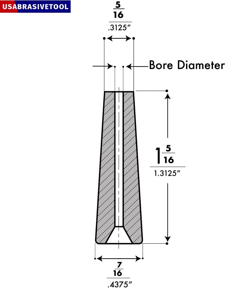 Ceramic Sandblaster Shaping Nozzle Tip - #2 . Premium Grade: Various Sizes