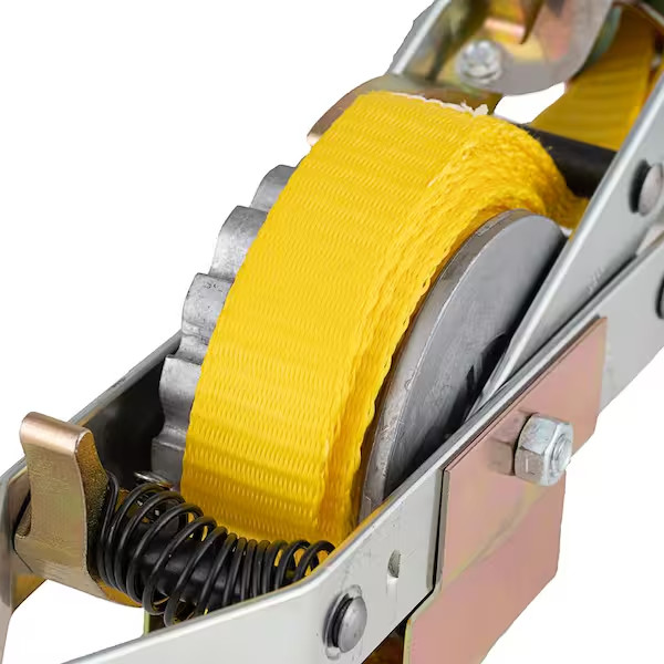 Maasdam Pow'R Pull 2000lb 12ft Web Strap Puller 1-Ton Manual Winch Tool