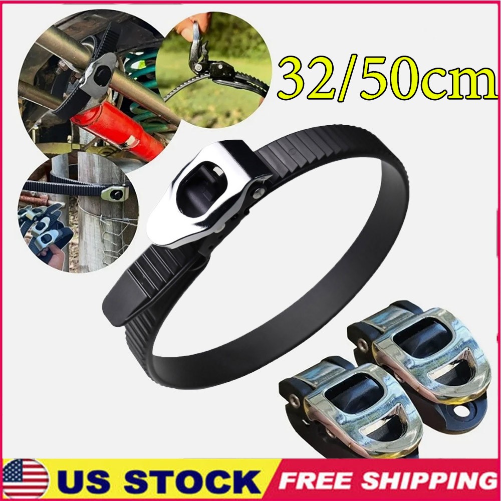 Ultimate Heavy-Duty Grip Lock Strap,Connectable Multipurpos Ratchet Straps US