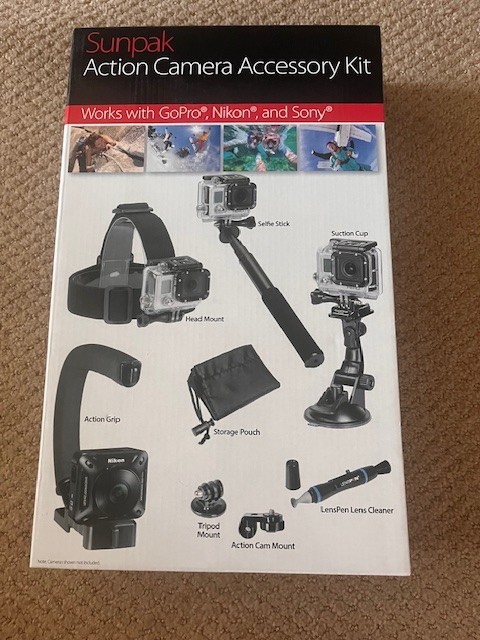 Sunpak Action Camera Accessory Kit GoPro Nikon Sony Accessories Mount