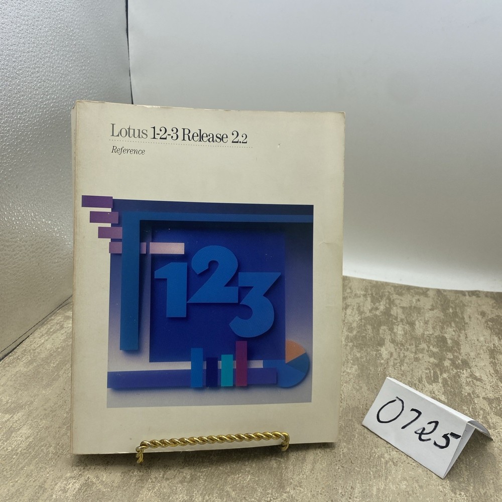 IBM LOTUS 123 RELEASE 2.2/ Reference—Manual Only