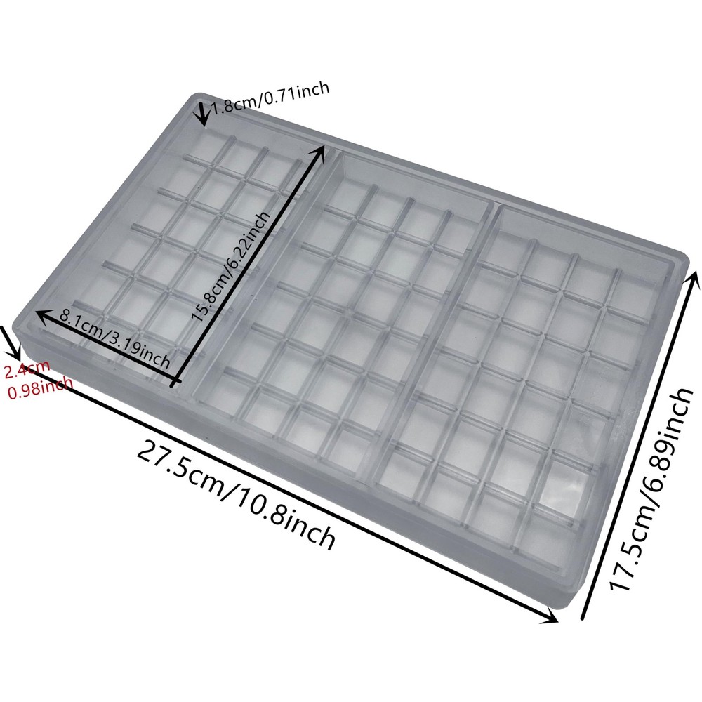 Goldbaking Deep Polycarbonate Chocolate Bar Mold