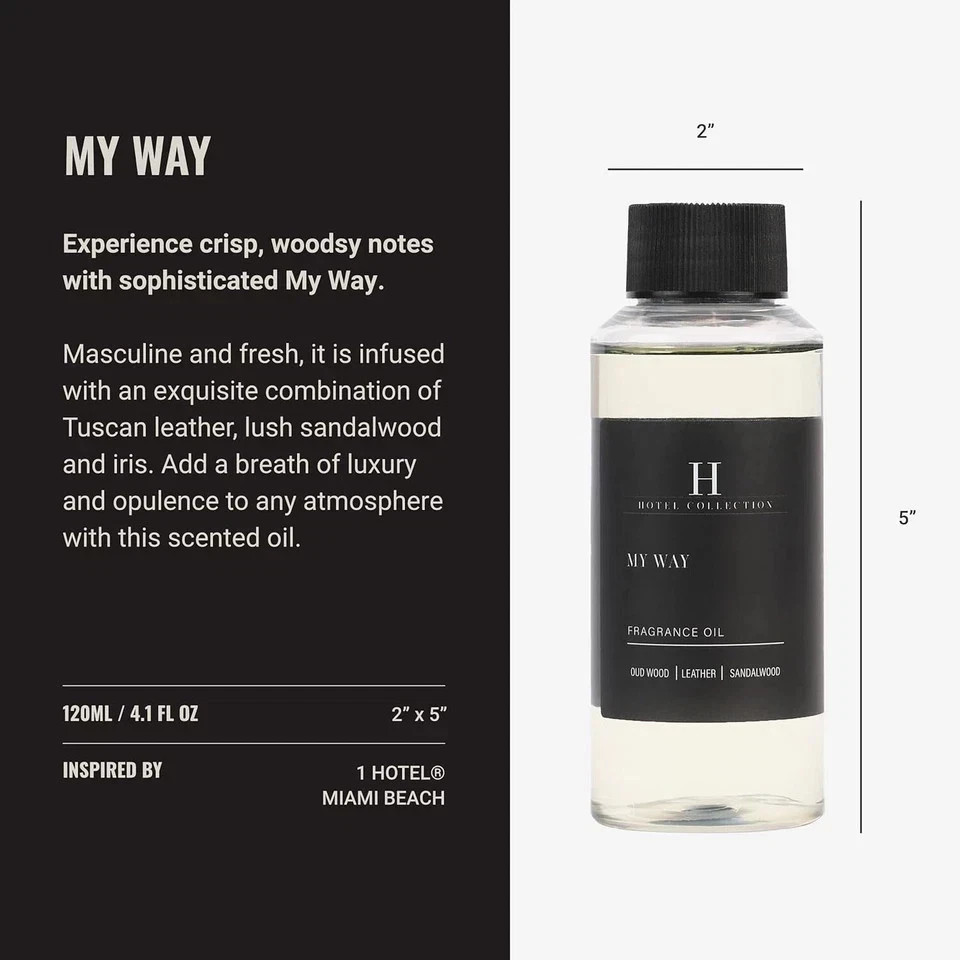 SEALED MY WAY, Hotel Collection Essential Oil Diffuser Scent - 120mL