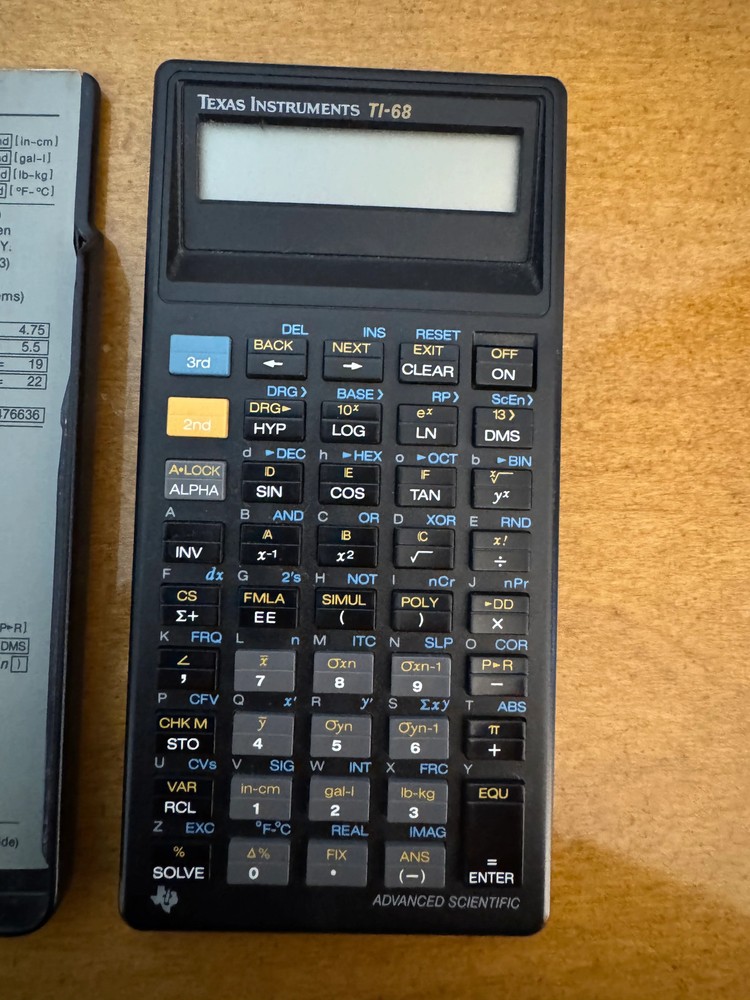 Texas Instruments TI-68 Calculator
