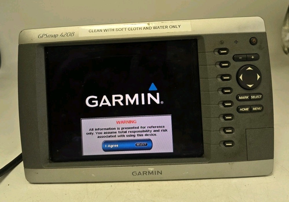 Garmin Gpsmap 4208 Chartplotter / Sonar Display Radar Fishfinder