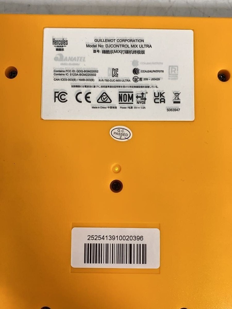 Hercules DJ Equipment Control Mix Ultra Used