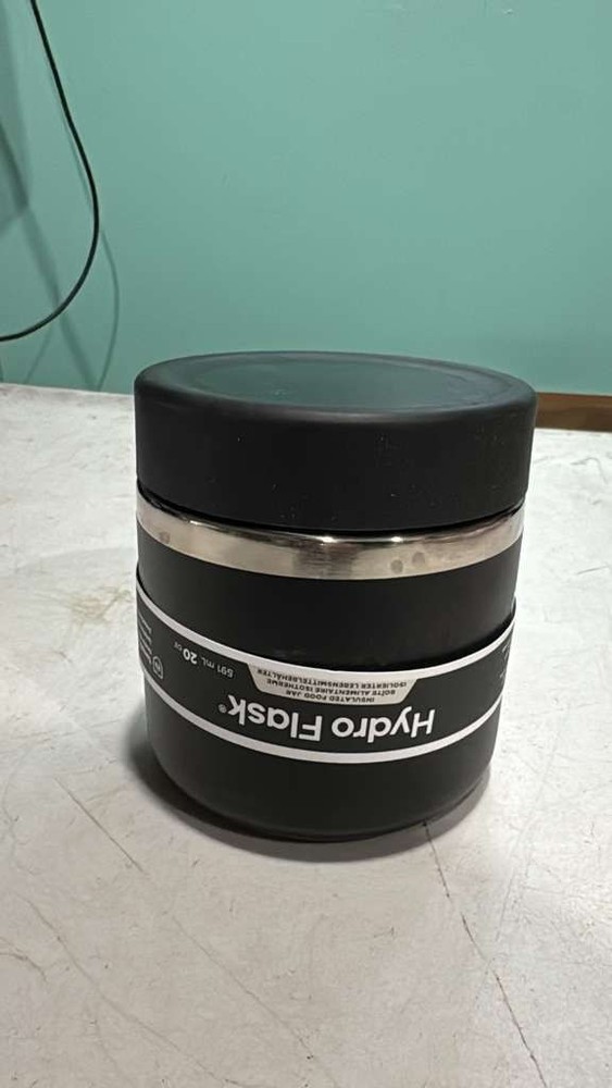 Hydro Flask Food Jar, Black, 20 Oz